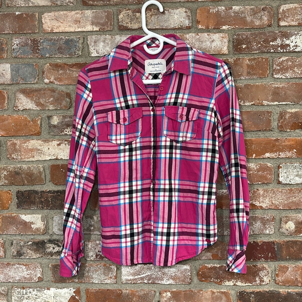 Women’s small Aeropostale plaid shirt